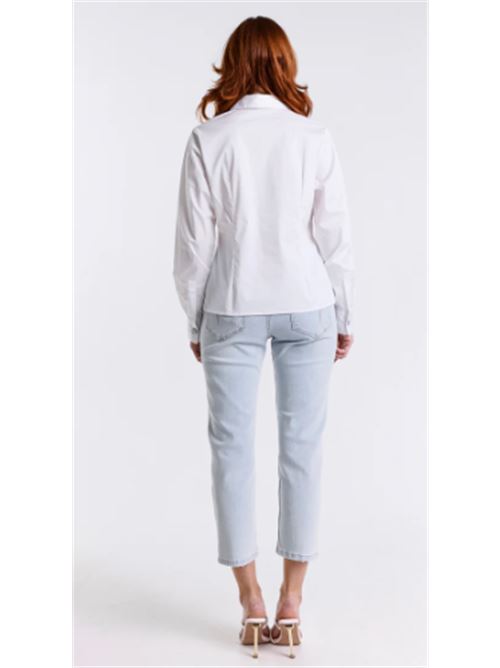 Pantalone Jeans mom fit a vita alta Met Met | NOS RENZA T1L703-UNI